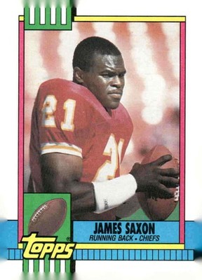 1990 Topps #259b James Saxon