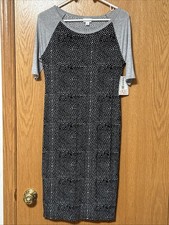 NWT Lularoe Extra Small XS Julia Dress Multicolor Floral Geometric New W Tags