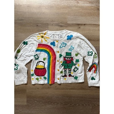 Vintage Michael Simon Lite St. Patrick's Day cardigan