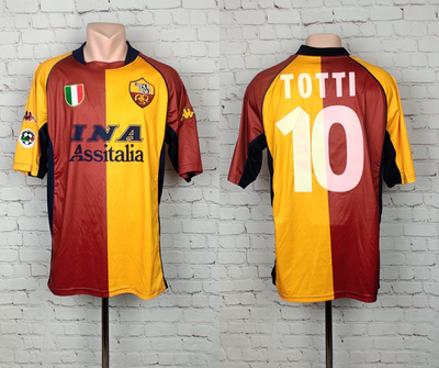 AS Roma European Third Football Shirt 2001 2002 Kappa Jersey