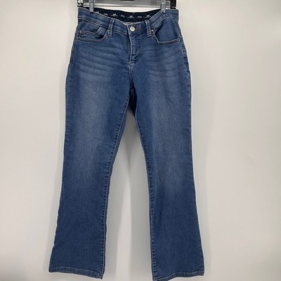 Lee Platinum Label Bootcut Jeans Comfort Waist Stretch Denim Size 6 Short