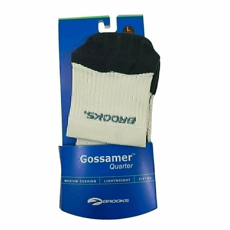Brooks Gossamer Quarter length Running Sock Med Cushioning Large (W11+, M10-12) - Image 2 of 4
