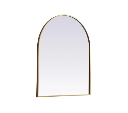 Elegant Lighting MR1A3036 Ayra 30" W x 36" H Modern Arched - Brass - Picture 11 of 12