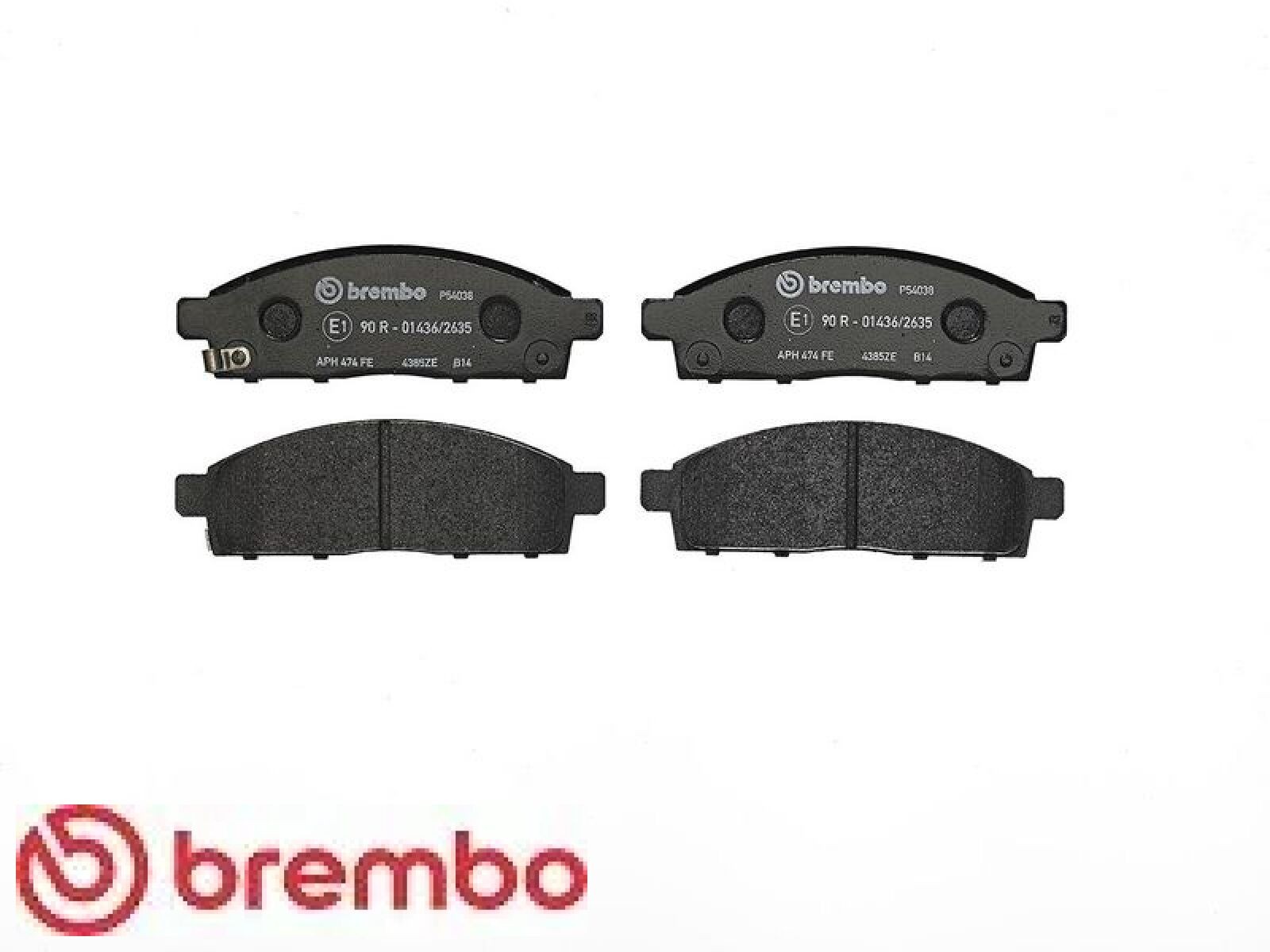 Brembo Bremsbelagsatz, Scheibenbremse P 54 038 Für Fiat Mitsubishi (Gac) - Bild 2