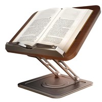 BuchstäNder Zum Lesen, Verstellbarer Buchhalter Mit 360° Drehbaren Sockeln,5170