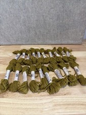 19 Vtg CM Persian Type Needlepoint Crewel 100 Wool Yarn 521 Chartreuse Green