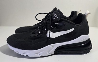 Nike Air Max 270 React Mens Shoes Black White Size 10.5