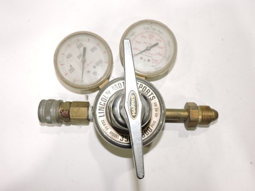 Lincoln High flow pit stop dual regulator CGA-E4 single outlet 3500-600 Nice