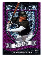 2021 Panini Chronicles #16 Yermin Mercedes Crusade Purple Velocity
