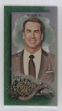 2022 Topps Allen & Ginter Chrome Mini Green Refractor 71/99 Rob Riggle #189 0o3x