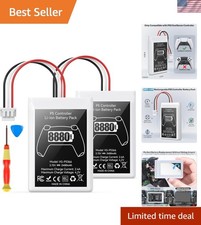 2 Pack PS5 Controller Battery Replacement 8880mWh High Capacity Rechargeable
