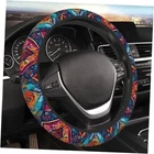 Car Steering Wheel Cover,Universal Non Slip Wheel Protector 15 Inch Dark Boho