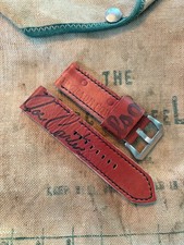 26mm Joe Carter Handmade Baseball Glove Watch Strap Blue Jays Panerai 83/135
