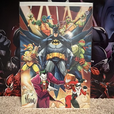 Batman & TMNT Original Artwork SIGNED by Eddie Nunez w/COA