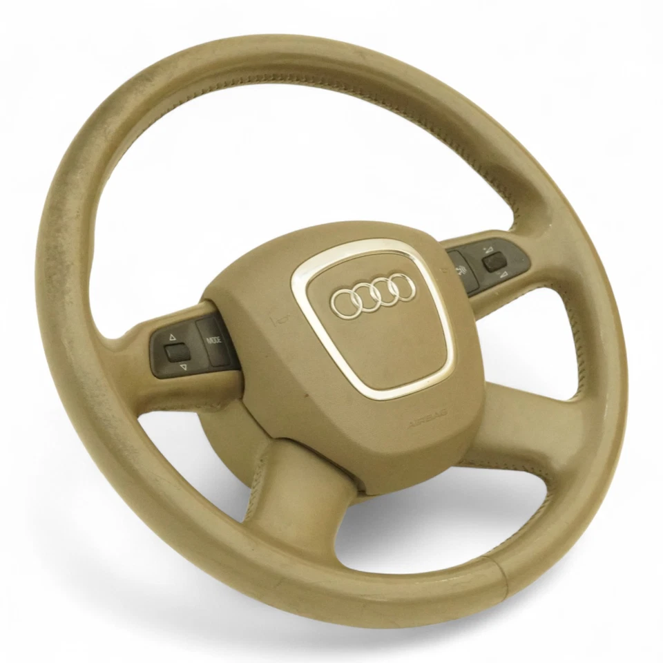 2006-2008 Audi A6 S6 C6 Steering Wheel Leather Heated Multi Switch 4 Spoke Oem - Image 2 of 4