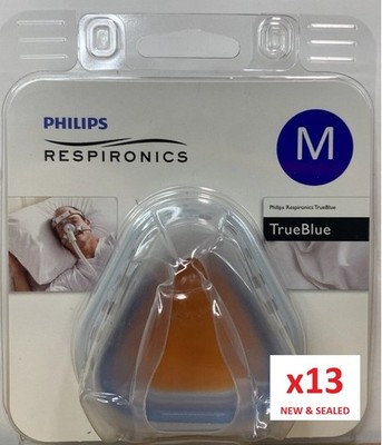 Philips Respironics TrueBlue Nasal Cushion & Flap MED (1071863) - NEW SEALED x13
