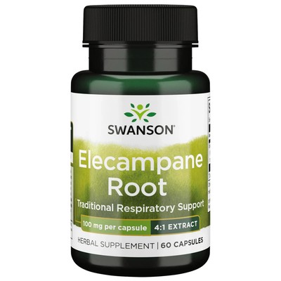 Swanson Full Spectrum Elecampane Root (4:1) 100 mg 60 Capsules