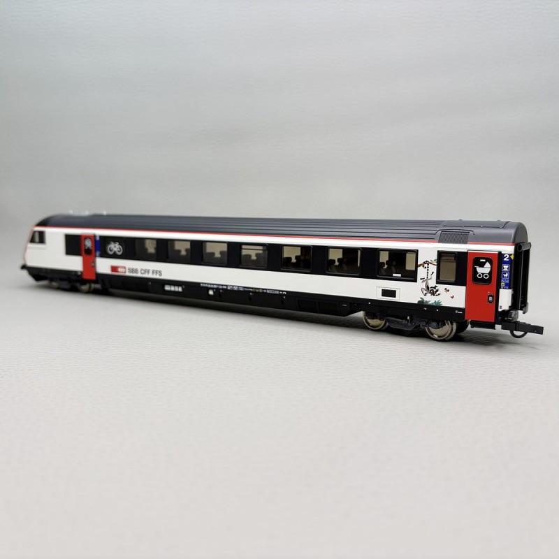 Voiture pilote EW IV Bt SBB réversible avec décodeur digital AC - 3