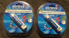 New Lot Of 2 Abreva Cold Sore Fever Blister Cream Pumps 2g x 2 9/2026 READ DESCR