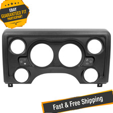 Auto Meter 90011 Direct-fit Dash Panel 6 Gauge Mount For 1997-2006 Jeep Tj