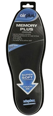 Airplus Premium Ultra Memory Plus Vollschaum bequeme Schmerzlinderung Einlegesohlen Herren