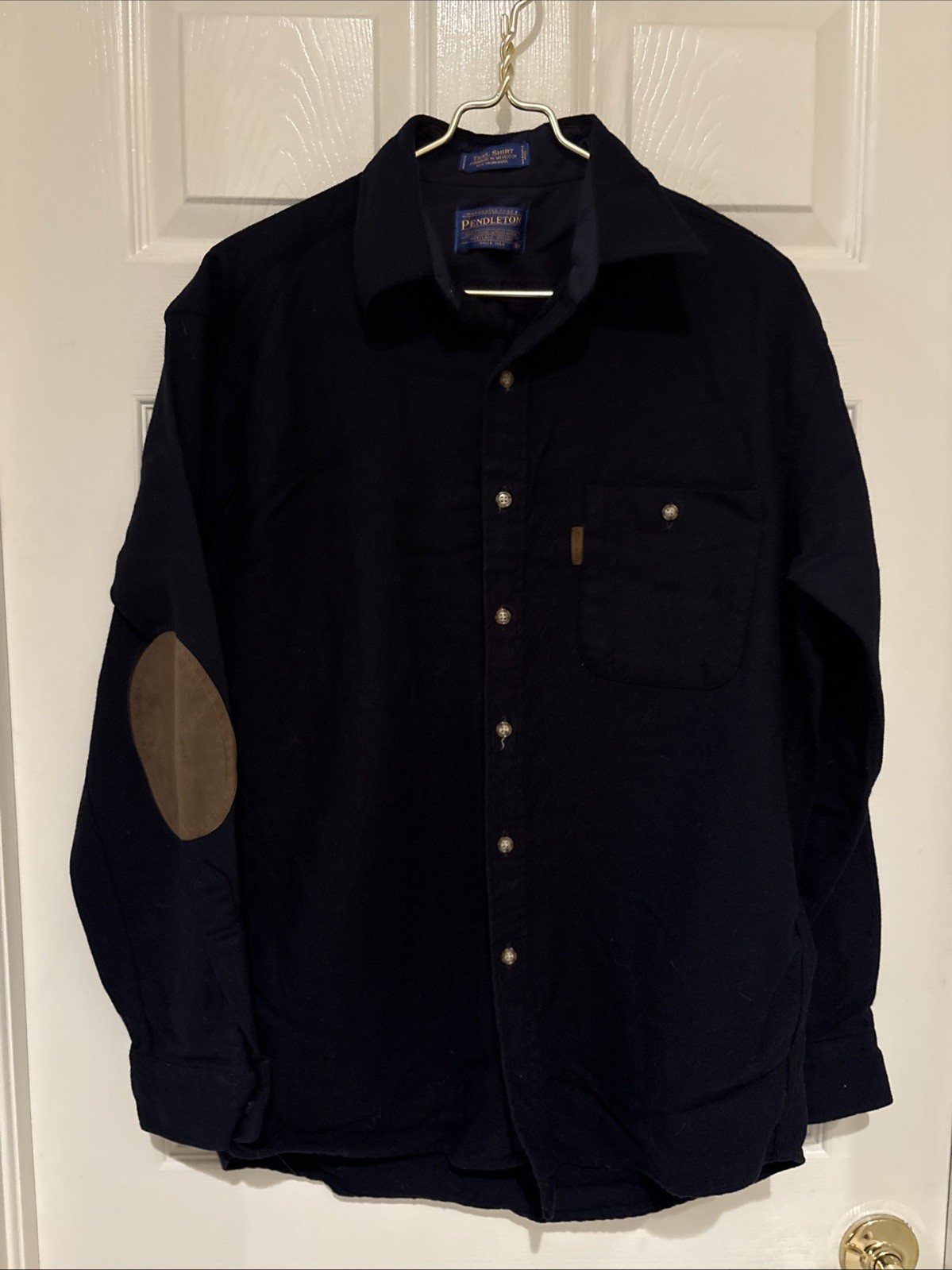 Pendleton Wool Trail Button Up Shirt Medium Black… - image 1