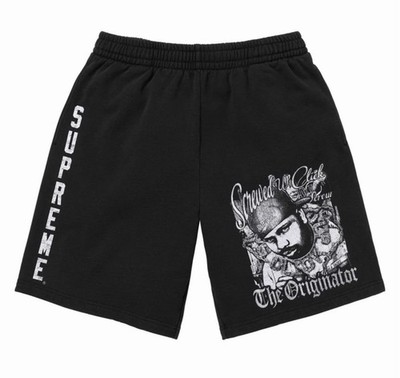 Supreme SS26 DJ Screw Sweatshort Black Size L SHIPS NOW✓ | eBay