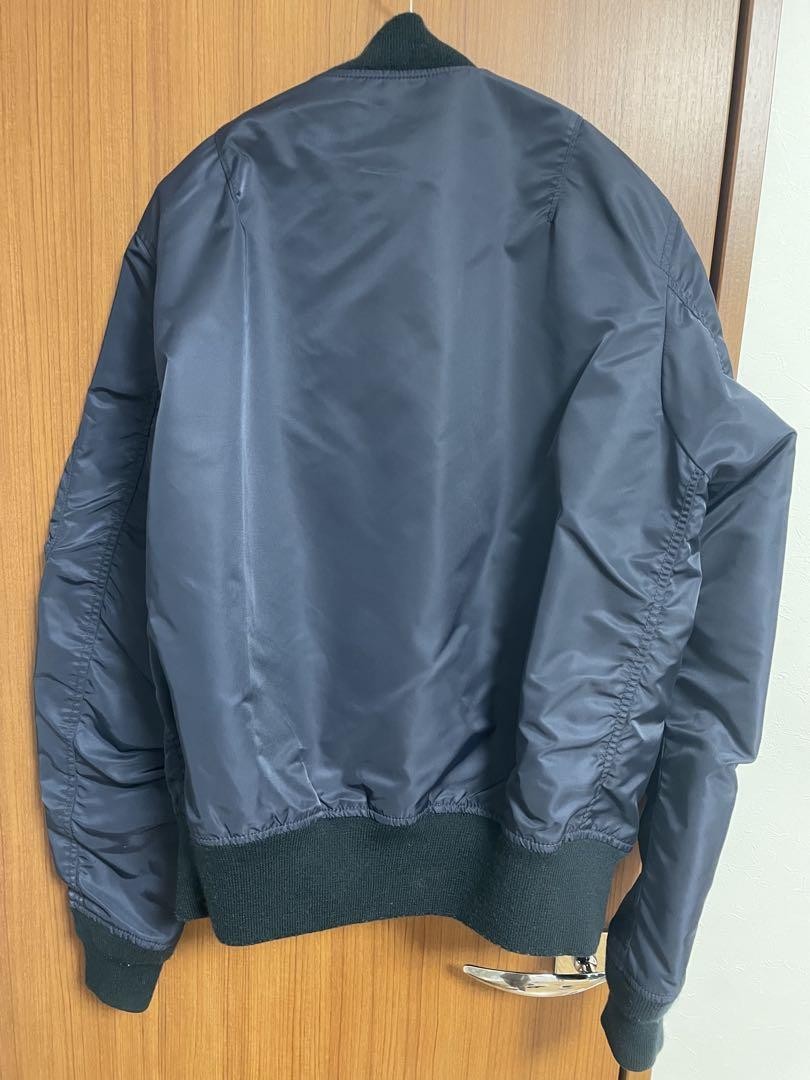 AVIREX MA-1 Bomber Flight Jacket XL Navy Width 58cm Length
