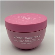 Briogeo Superfoods Acai  Passionfruit Lightweight Hydration Hair Mask 8oz NEW