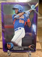 Bowman Topps Chrome Amed Rosario Purple Parallel 234/250!