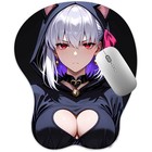 3D Mousepad Oppai Mouse pad with Wrist Rest Pain Relief Anime Manga pad Kama