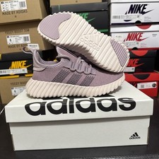 Adidas Kaptir Flow Running Shoes Women's 6.5 Purple Mesh Lace Up Sneaker IE3605