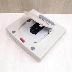 SEGA SATURN CONSOLE JAPAN WHITE Bundle w/ Light Virtua Gun Controller & 5 Games