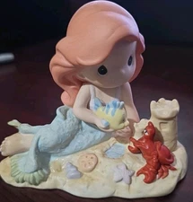 Precious Moments Walt Disney Showcase 630039 Part of Your World Ariel Sebastian