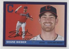 2020 Topps Archives 1955 Topps Purple 73/175 Shane Bieber #36 1kk