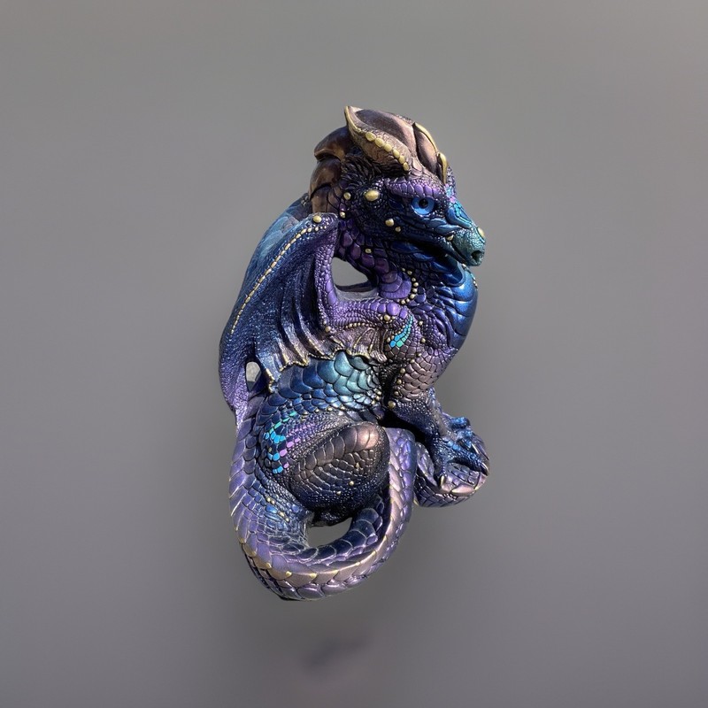 Windstone Editions Peacock coloring Make  Fantasy Dragon Statue Collectible