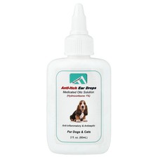 Anti-Itch Ear Drops, For Dogs  Cats, 2 fl oz 60 ml 