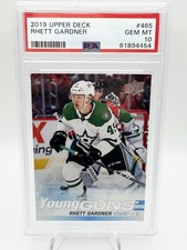 2019-20 Upper Deck - Young Guns Rhett Gardner #465 (RC) PSA 10