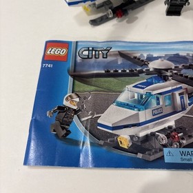 Lego City No. 7741  Police Helicopter Building Toy 100% Complete With Manual