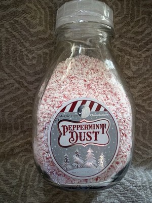NEW Maggie Lyon EDIBLE PEPPERMINT DUST sugar candy 9.5 oz baking 9/26 Candycane