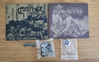 Conan cds and badges