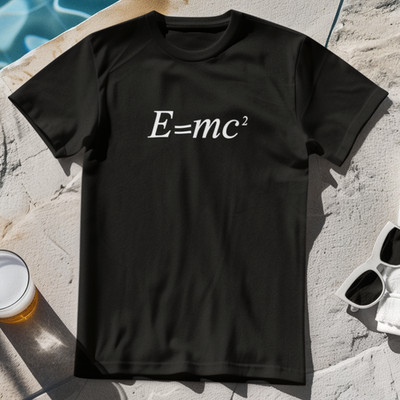 E=mc2 T-SHIRT Einstein Gleichung Physik Wissenschaft Massenenergie Theorie Relativitätstheorie