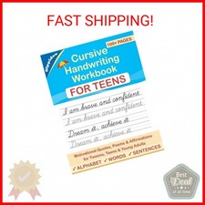 Cursive Handwriting Workbook for Teens: A cursive writing practice workbook for