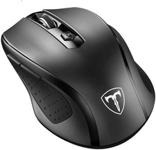 2.4G Wireless Mouse Portable Mobile Optical Mouse with USB Receiver, 5 Adjustabl