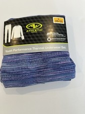 Athletic Youth Performance Thermal Underwear Set Youth Large Purple