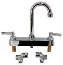 Elkay LK940GN04L2S 8" Wall Mounted Service Sink Faucet in Chrome Finish