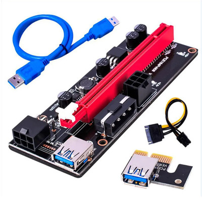 5 Pack PCI-E Riser 010S GPU Riser Adapter Card Pci-Express 1X to 16X Rise