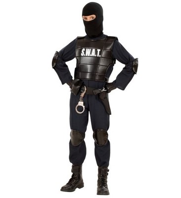 Widmann S.W.A.T. Officer (Jumpsuit, Bulletproof Vest, Belt With Holster Andpurse