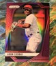2025 Panini Prizm Baseball Aroon Escobar #158 Purple Prizm /149 Phillies