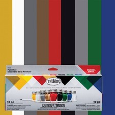 Testors Craft Multi-Surface Enamel Paint Set 9-Bottle 281231 Testors 281231